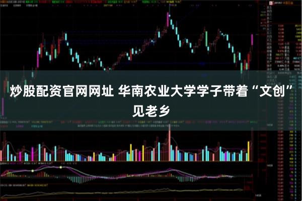 炒股配资官网网址 华南农业大学学子带着“文创”见老乡